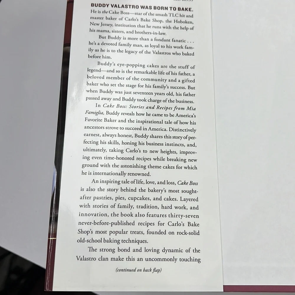 Cookbook - Cake Boss - Buddy Valastro - Picture 3 of 8